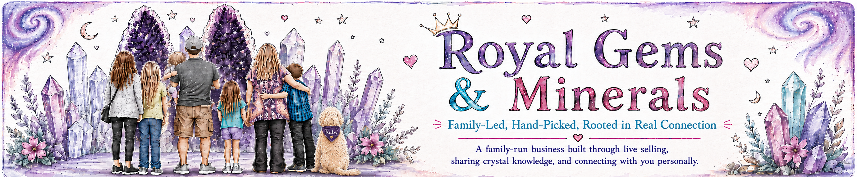 Royal Gems and Minerals family-led, hand-picked, rooted in real connection